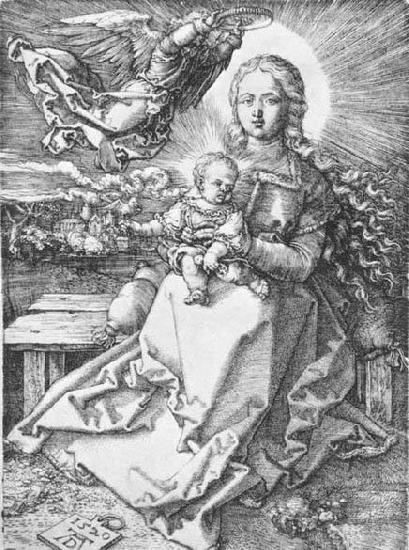 Albrecht Durer Madonna Crowned by an Angel Spain oil painting art